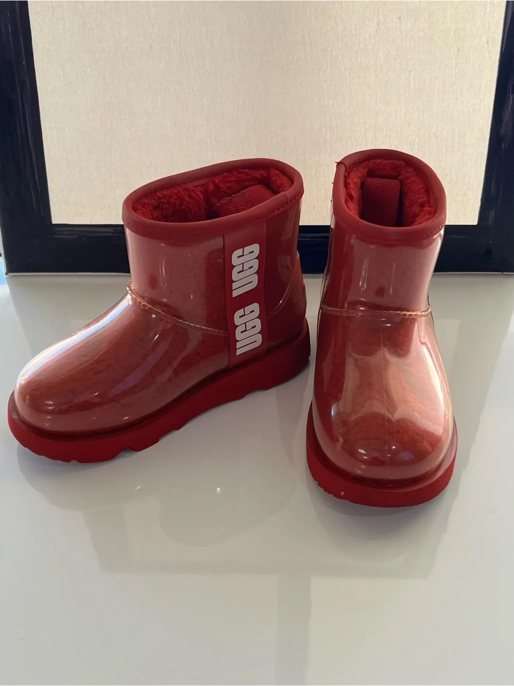 UGG Auth Kids Clear Mini II Boots Samba Red 1112386K-SBR